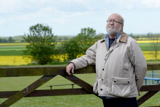 Wroot councillor David Sanders who is opposed to low training flights over his village.