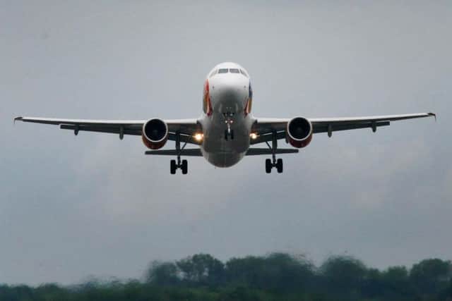 Residents are concerned over low flying airliners