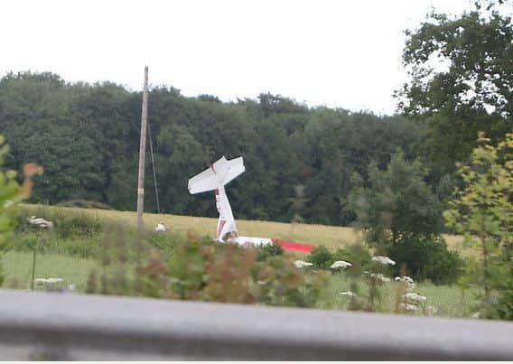 The crash scene