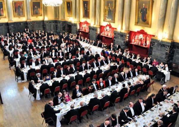 The 378th Cutlers' Feast at the Cutlers' Hall, Sheffield.