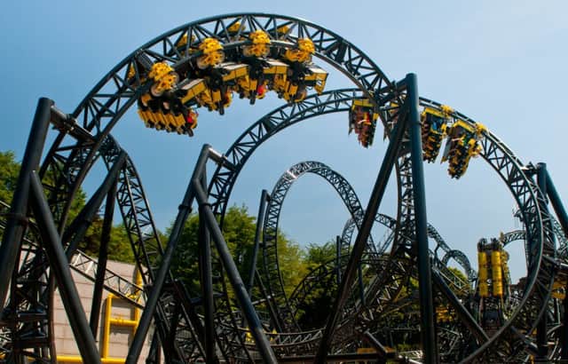 The Smiler ride at Alton Towers.