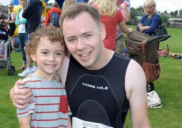 Graham Smyth will take on three triathlons for Sheffield charity City Hearts this summer