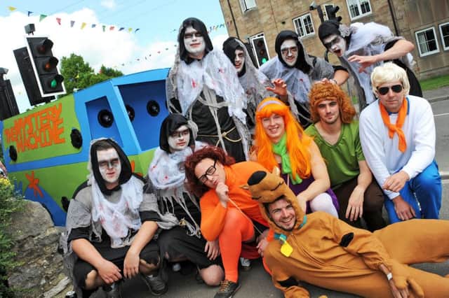 Bakewell Carnival.                                                                                                                      
The Scooby Doo float.