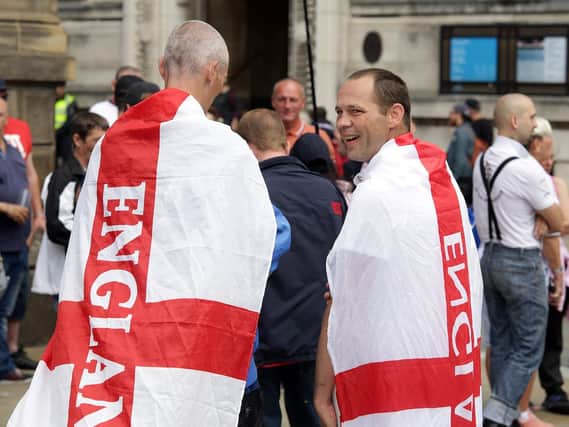 EDL protesters