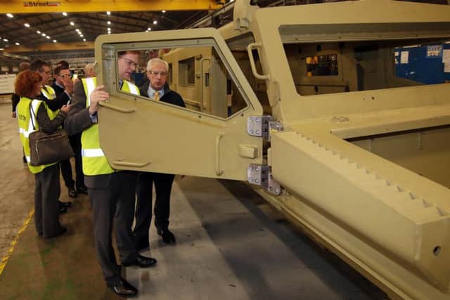 Nick Clegg, tours the MTL factory in November with the then managing director Dr Henry Shirman.