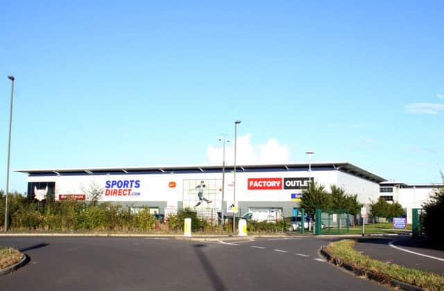 Sports Direct's headquarters at Shirebrook.