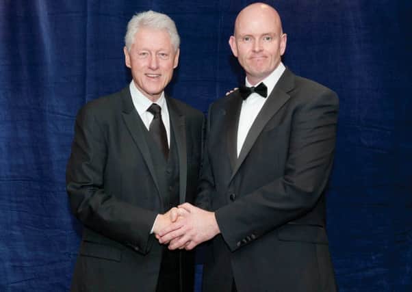 Kevin Byrne with Bill Clinton