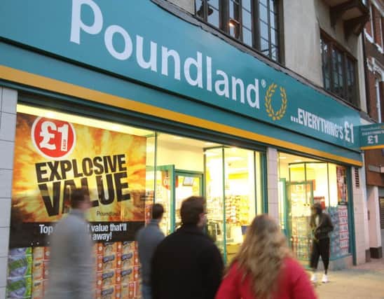 A Poundland store Photo: Dominic Lipinski/PA Wire