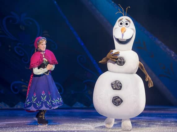 Anna and Olaf from Disneys Frozen will feature in Disney On Ice presents Worlds of Enchantment at the Sheffield Arena in November