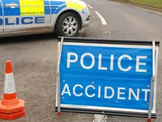 A man has been injured in a one-vehicle collision in the A61 Chesterfield Bypass.