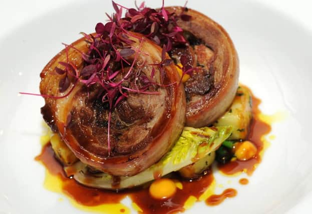 The lamb breast dish at the Cross Scythes, Totley. Picture: Andrew Roe