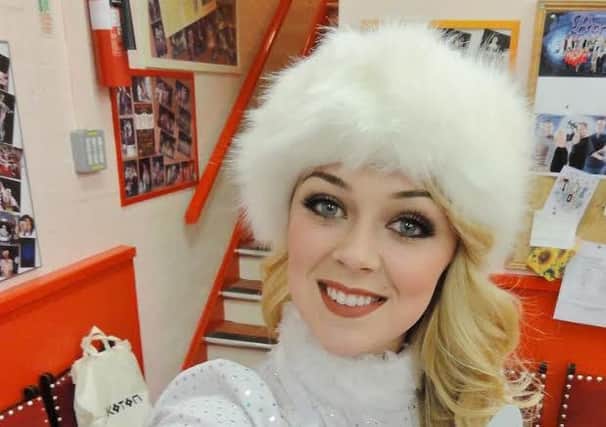 Miss South Yorkshire and student radiographer at Weston Park Hospital, Stephanie Hill takes starselfie in support of cancer charitys Christmas Star Appeal