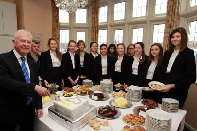 The St Wilfrid's Centre in Sheffield celebrated 25 years on January 7th. A special mass and celebration was held at the centre to mark the event. The Mount St Mary's College Chamber Choir are pictured with Director Kevin Bradley and a special 25 years cake.
