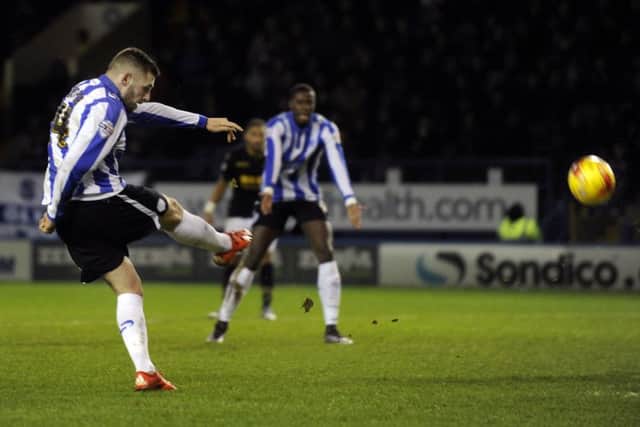 Gary Hooper lashes home the winner for Sheffield Wednesday