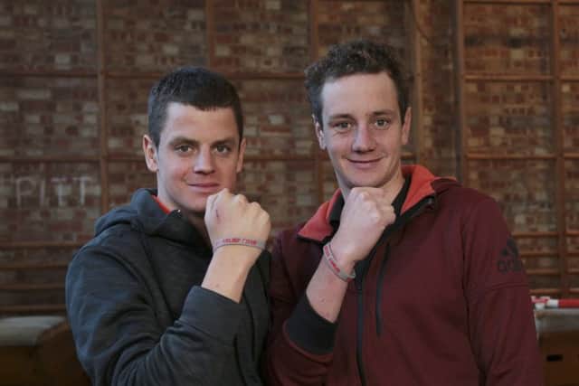 GB triathletes and Olympic medallists Alistair and Jonathon Brownlee lend their support to Sport Relief 2016