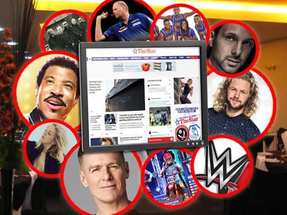 The Star web site has relaunched with a chance to win 1,000 of Sheffield Arena tickets