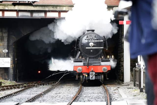 The Flying Scotsman locomotive under steam at the East Lancashire Railway tracks as it made its first public appearance earlier this month after the successful completion of a decade-long £4.2m restoration project.