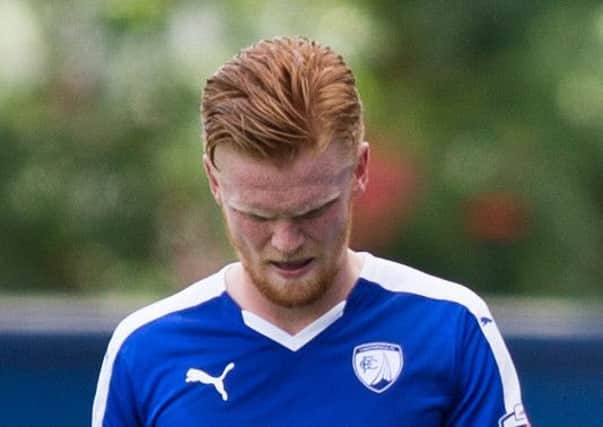 Liam O'Neil : Impressing for Chesterfield -  Pic By James Williamson