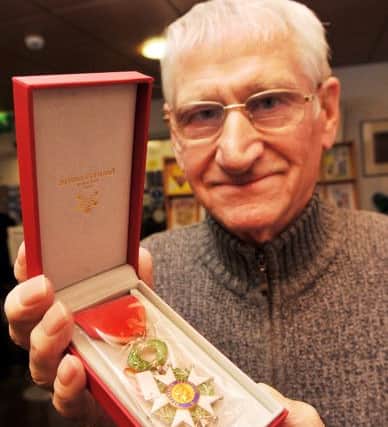 Sheffield Normandy veteran Patrick Strafford with France's Legion d'Honneur medal.