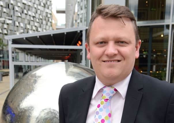 Sheffield City champion James Prince, managing director of Sheffield's John Lewis department store.