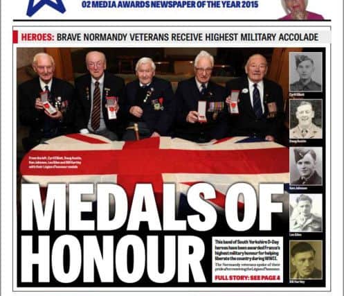 Today's front page