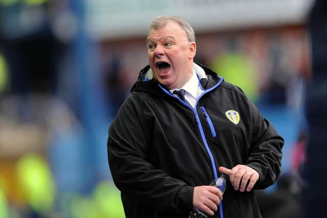 Leeds United manager Steve Evans