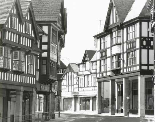Chesterfield's historic black and white buildings are coming under the spotlight at a new exhibition in the town.