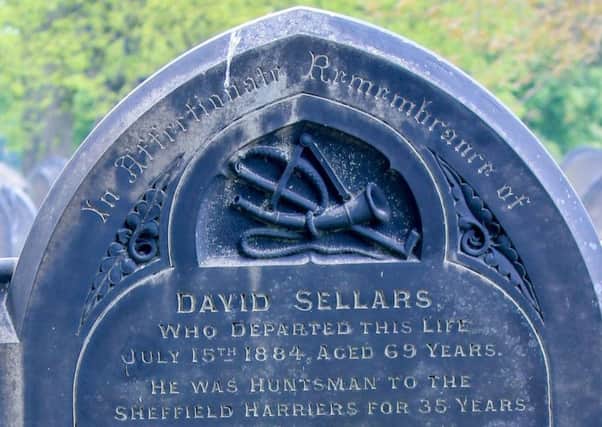 The grave of David Sellars, Sheffield Victorian huntsman and pub landlord