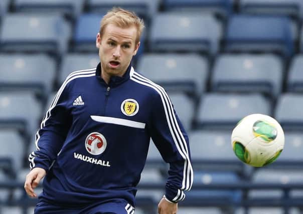 Barry Bannan, pictured during a previous call-up to the Scottish national team