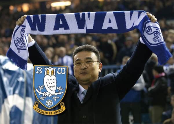 Dejphon Chansiri and the 'new' Sheffield Wednesday club crest