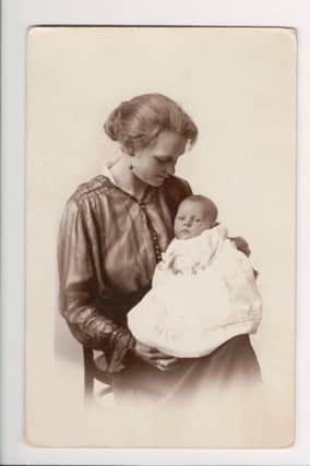 Maude Swift and her baby in a photograph that her husband Stuart Swift may never have seen