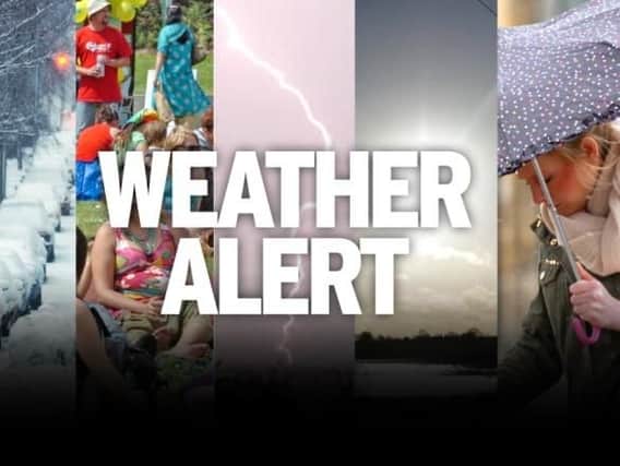 The Met Office has forecast light winds and rain showers in Sheffield this weekend.