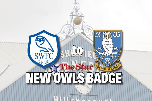 The new crest (right) will replace the stylised owl