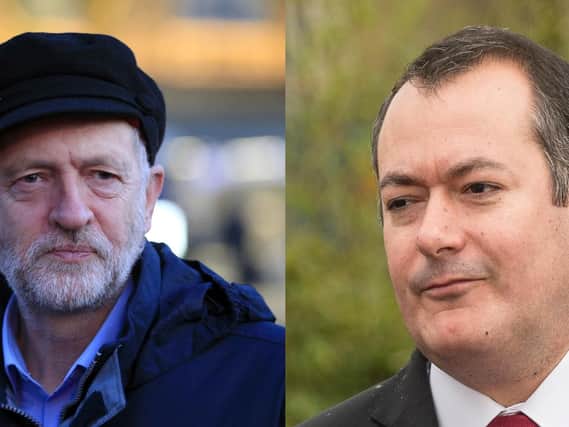 Dearne MP Michael Dugher (right) is rumoured to be preparing to launch a coup to oust Labour leader Jeremy Corbyn (left).