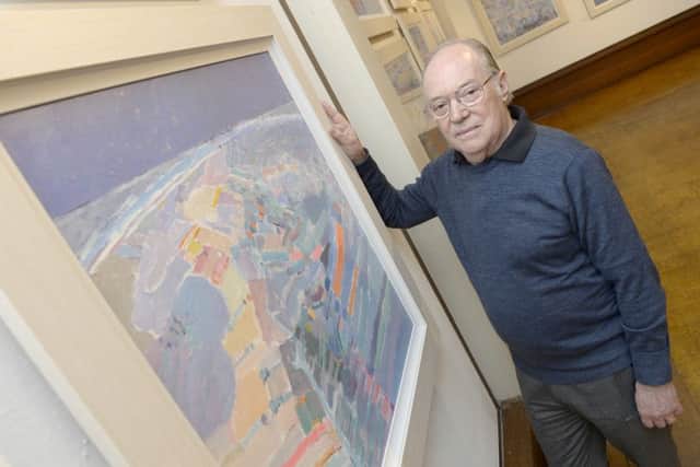Doncaster-born artist John Sprakes has put on an exhibition at Doncaster Art Gallery called A Retrospective which include many images depicting the British Isles