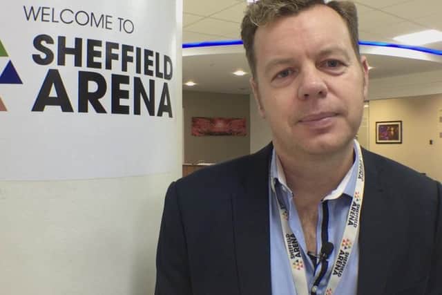 Sheffield Arena Marketing Manager Simon Bailey