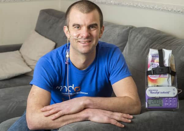 Home enteral feed dietitian and dad Sean White is putting himself in his patient's shoes to raise cash for the South Yorkshire branch of the Motor Neurone Disease Association.
He has stopped eating for a week and is to be fed only via a feeding tube.