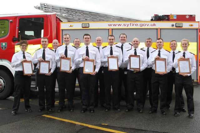 Instructors (Back row  Left to right): Graham Padgett, Steve Plant, Gary Devonport, Steve Jeffries, Pete Wood, Paul Buttery. Recruits (Front row  Left to right) Steph Walker, Lee Sheen, Dan Vinter, Dan Hickey, Alex Reid, Matt Harvey, Lewis Kurpanik, Kim Wilkinson.