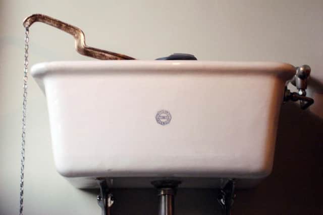 A Thomas Crapper cistern.