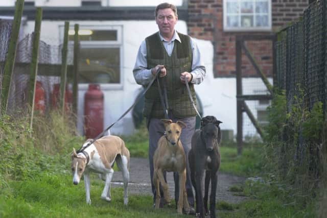 Dog trainer Harry Crapper in 2001