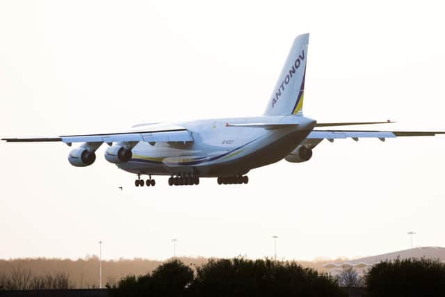 The plane flew in from Turkmenistan.
