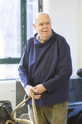 Richard Cordery in rehearsals for Waiting for Godot at the Crucible