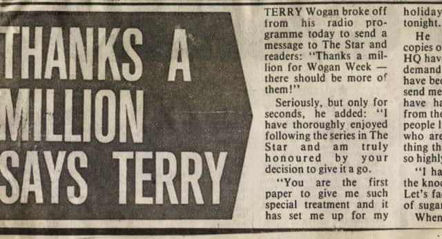 Wogan Week in the Star - August 1980

Terry Wogan