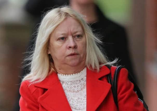 Karen Macgregor, 58, arrives at Sheffield Crown Court