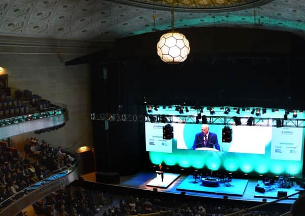 Made  at Sheffield City Hall on Thursday 20th /09/2012
Vince Cable Address the the Hall