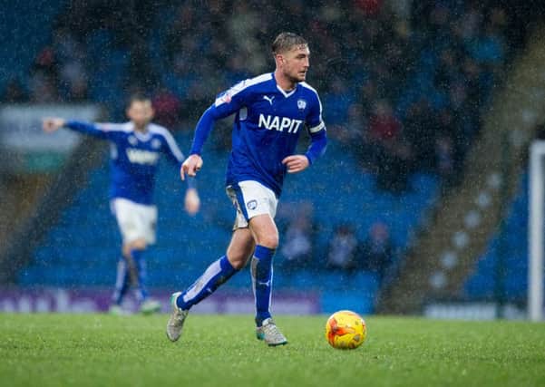 Chesterfield vs Peterborough United - Gary Liddle - Pic By James Williamson