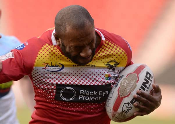 Menzie Yere was among the tries for Eagles