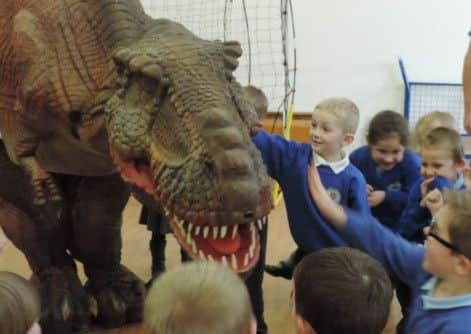 Dinosaur at Fox Hill Primary