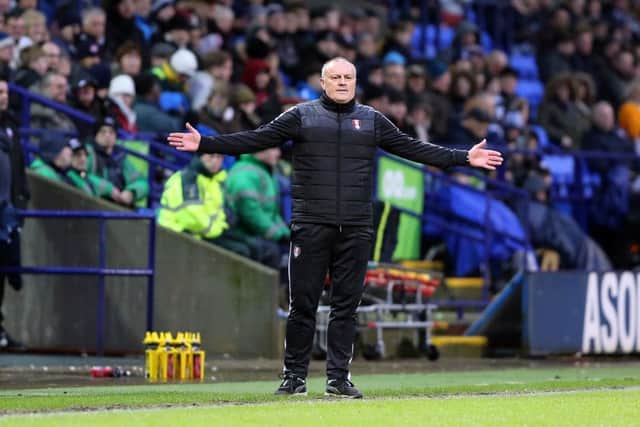 Neil Redfearn's last game in charge, at Bolton