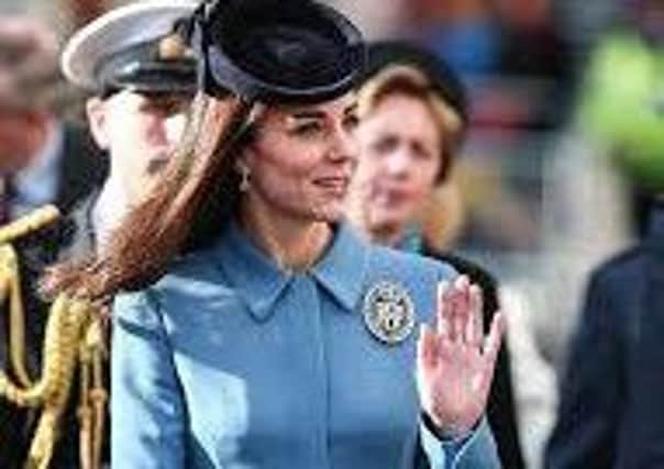 The Duches of Cambridge wearing the Dacre brooch